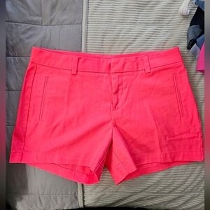 a.n.a Women's Bright Pink Twill Shorts Size 10
